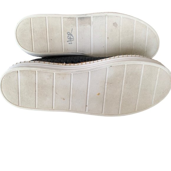 J Slides Woven Leather Slip-On Loafers - Picture 10 of 11